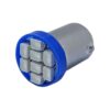 FOCO 12V BA9 PLANO 8LED AZUL