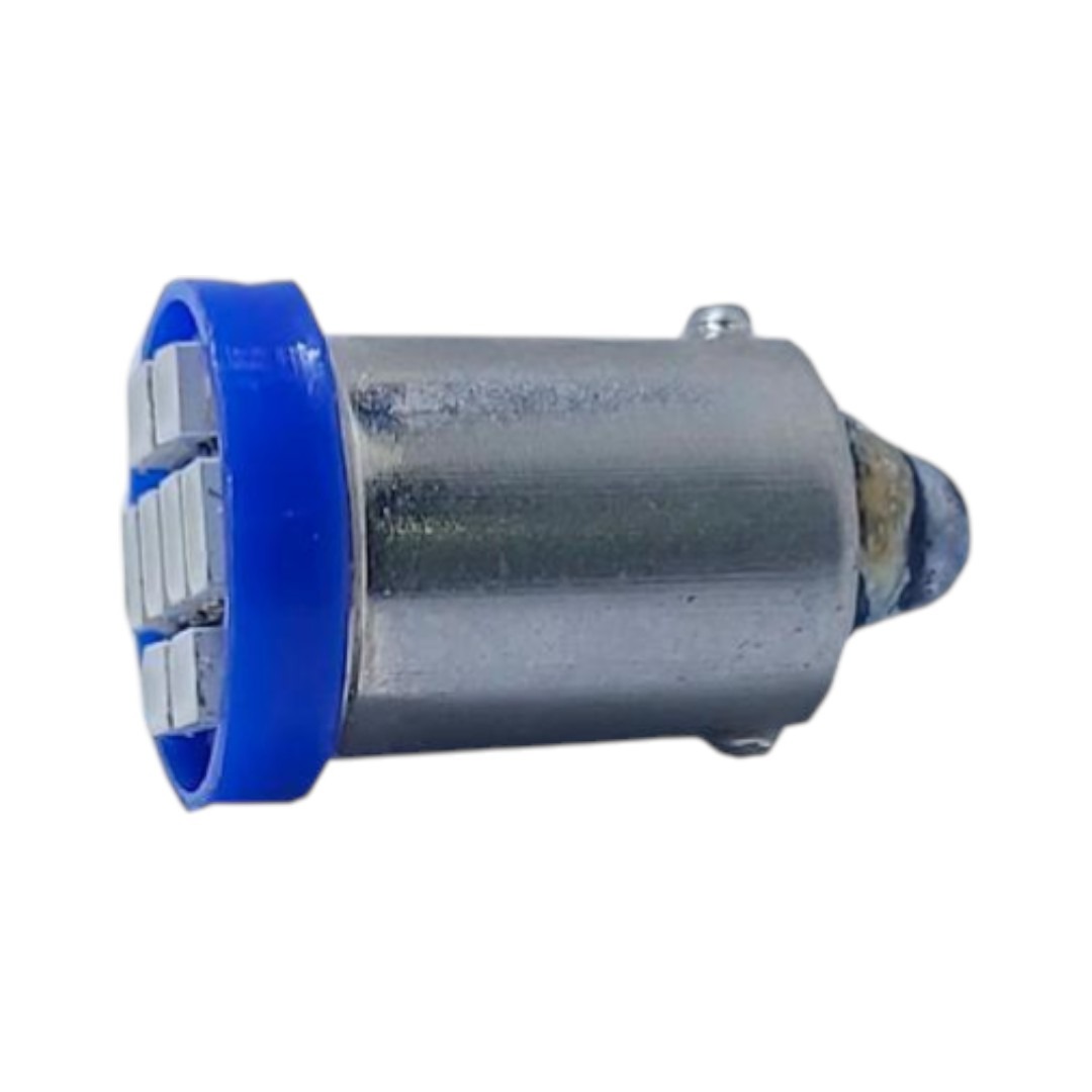 FOCO 12V BA9 PLANO 8LED AZUL