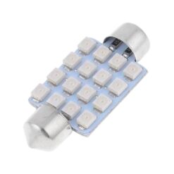FOCO 12V T/FUSIBLE 39MM 16LED ROJO