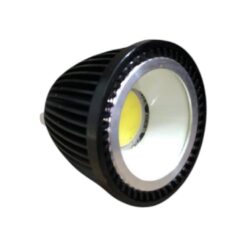 FOCO MR16 12V/24V NEGRO LED COB BLANCO 3W