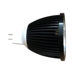 FOCO MR16 12V/24V NEGRO LED COB BLANCO 3W