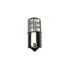 FOCO 24V 1156 1POLO P/PAREJAS SILICON 12LED FIJO VERDE