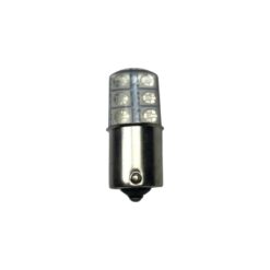 FOCO 24V 1156 1POLO P/PAREJAS SILICON 12LED FIJO VERDE