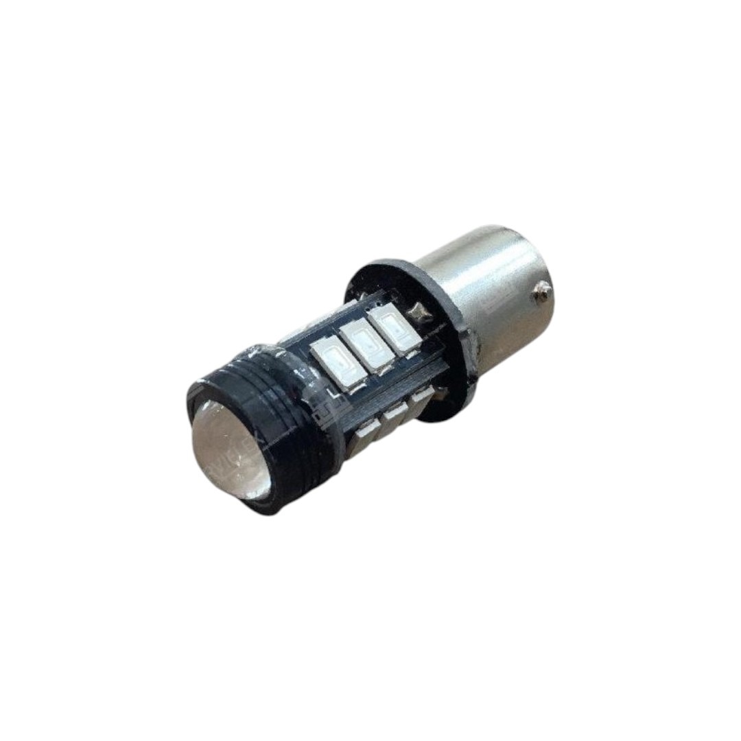 FOCO 24V 1156Y 1POLO P/ESCUADRA LUPA 13LED FIJO AMB