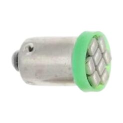 FOCO 24V BA9 PLANO 8LED VERDE