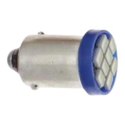 FOCO 24V BA9 PLANO 8LED AZUL