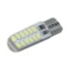 FOCO 24V T10 SILICON 24LED ESTROBO BLANCO