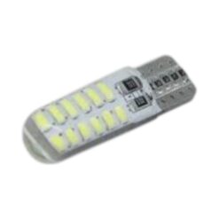 FOCO 24V T10 SILICON 24LED ESTROBO BLANCO