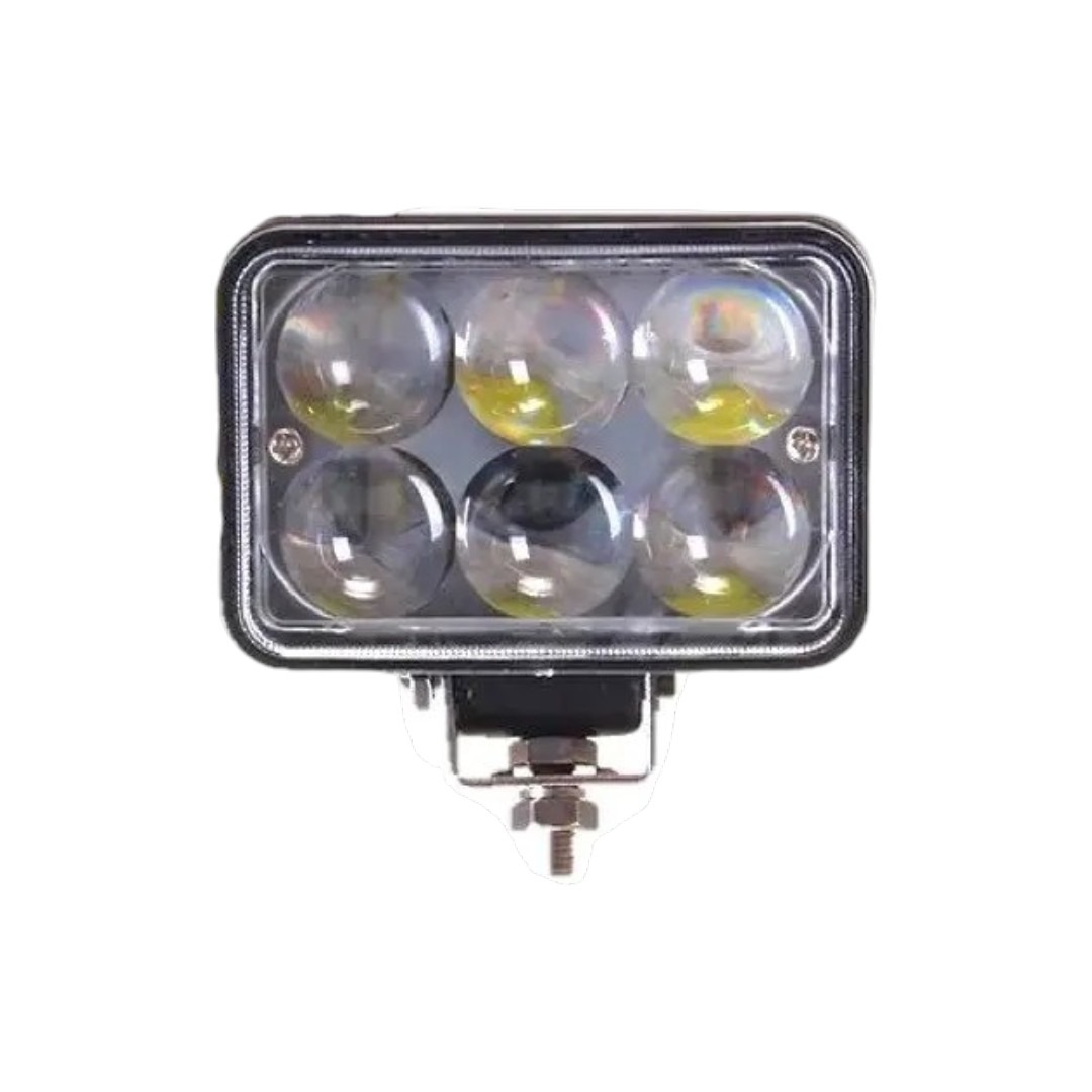 FARO LED 12V/24V RECTANGULAR 3X2 6LUPAS BLANCO