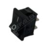 INTERRUPTOR MINI RECTANGULAR 1PASO 2TERMINALES NEGRO (835-076)