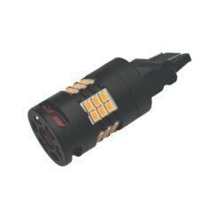 FOCO 12V 3157 30LED AMBAR FIJO CON VENTILADOR